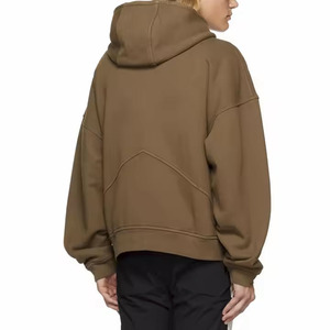 เสื้อมีฮู้ดเปิดไหล่สำหรับผู้ชายมีซิปเต็มตัวแบบลำลองดีไซน์ใหม่ - Product Image 3