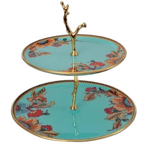 Herramienta de Decoración para Pasteles, Soporte para Pastel de Lujo para Hotel, Hogar, Celebración de Cumpleaños, Soporte para Pastel con Acabado Dorado, Soporte Metálico para Pastel - Product Image 3