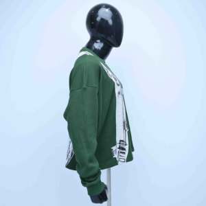 Vêtements pour hommes et femmes de haute qualité, style Y2K, fermeture éclair araignée, manches longues, ample, col rond, imprimé, poche, 100% coton, poignets côtelés - Product Image 6