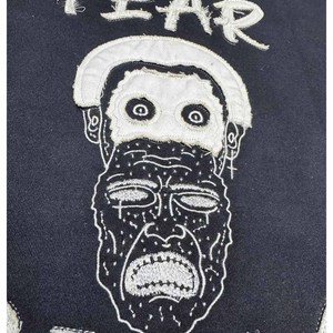 เสื้อฮู้ดผ้าฝ้ายฟอกสีกรดสำหรับผู้ชายเสื้อมีฮู้ดผ้าซักแบบโอเวอร์ไซส์พิมพ์ลายโลโก้แบบกำหนดเอง - Product Image 6