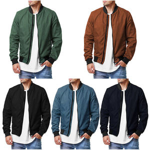 Chaqueta Bomber de Invierno Personalizada para Hombre, de Alta Calidad, Cortavientos, de Manga Larga, Transpirable, con Cierre de Cremallera, Talla Grande, Informal - Product Image 6