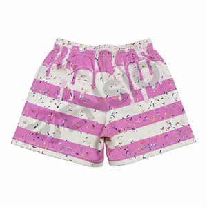 Shorts de sport décontractés en maille respirante personnalisés USA Ice pour Cookie, 5-7 pouces, pour hommes, 100% polyester, séchage rapide, écologiques - Product Image 1