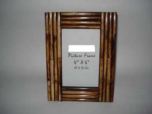 Eco Friendly Natural Bamboo <b>Photo</b> <b>Frame</b> 4x6 Inch Handcrafted Rustic Wooden Picture <b>Frame</b> For Home Decor Tabletop Desktop - Product Image 2