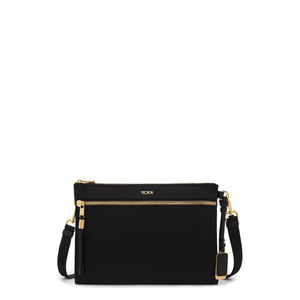 Borsa a Tracolla Tumi Patna Nera/Oro con Fodera in Poliestere Resistente - Product Image 4