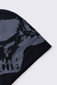 หมวกถักแจ็คการ์ดสำหรับผู้ชายและผู้หญิงหมวกทรงถังดีไซน์ทันสมัยสำหรับใส่กลางแจ้งฤดูหนาว - Product Image 4