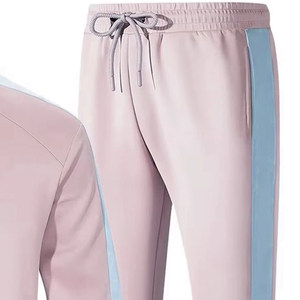 Venta al por mayor de chándal de algodón y poliéster para hombre, ropa de entrenamiento y jogging, conjunto de dos piezas, chándales - Product Image 6