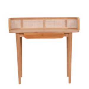 Meubles de maison de commode de chambre à coucher avec des accents de rotin et du matériel en bois de teck d'Indonésie pour la décoration à la maison - Product Image 1