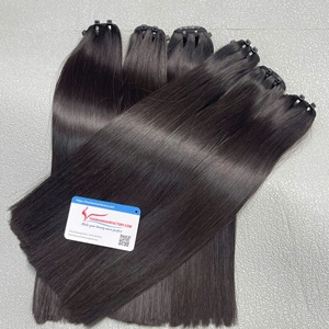 เครื่องยืดผมตรงกระดูกสีดำธรรมชาติแบบสั้นความยาวของเส้นผมเวียดนาม - Product Image 4