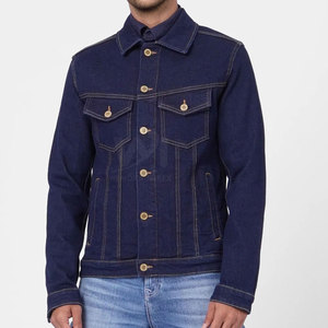 Chaqueta de Mezclilla para Hombre con Cuello Camisero, Color y Talla Personalizables, Transpirable, Ligera, para Uso en Exteriores - Product Image 2