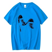 T-shirt à manches courtes, coupe classique, décontracté, personnalisé, imprimé, uni, teint, motif uni, unisexe, respirant, mélange de coton, 220g