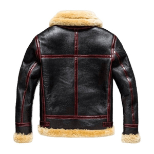 Chaqueta Unisex de Lona Resistente y Cuero, Manga Larga, Ropa de Abrigo de Invierno, Frente Alto, Diseñada para Brindar Resistencia, Calidez y Estilo Casual Urbano - Product Image 4