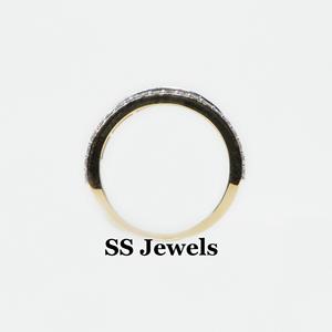 VVS Baguette Moissanite Bague en diamant 925 Argent Canal Réglage Alternant Bande Unisexe Hip Hop Bijoux de mode Look glacé - Product Image 4