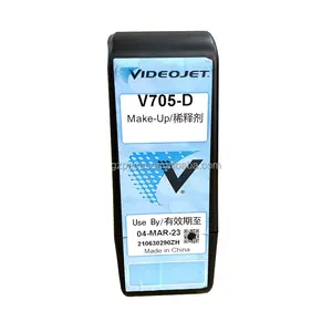 หมึกวิดีโอเจ็ทดั้งเดิม 750 มล. V705-D เครื่องพิมพ์วิดีโอเจ็ทแต่งหน้า CIJ ดั้งเดิม