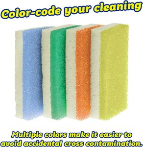 Éponges de cuisine et de vaisselle Scrub Daddy, lot de 4, sans rayures, multi-usages, en mousse polymère sans BPA, anti-taches et anti-odeurs - Product Image 3