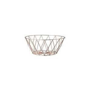 Kitchenware Fruit <b>Basket</b> <b>Round</b> Shape Fruit <b>Basket</b> Rose Gold Color for Home Accessories in Wholesale Price - Product Image 3