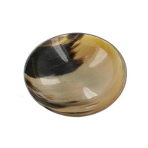 Bol de service en corne de buffle naturelle Couleur naturelle pour la cuisine Bol en corne de haute qualité au meilleur prix Bol de forme ronde - Product Image 5