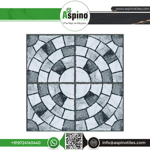 กระเบื้องปูพื้นเซรามิกดิจิตอลกันลื่นขนาด400x400มม. โลหะทันสมัยยกระดับการตกแต่งบ้านของคุณในราคาขายส่งจากอินเดีย - Product Image 6