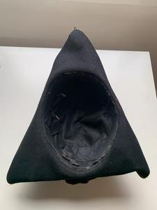 Gorra Empire de gama alta en negro pizarra con bordado hecho a mano Detalle de logotipo de requisito personalizado - Product Image 2