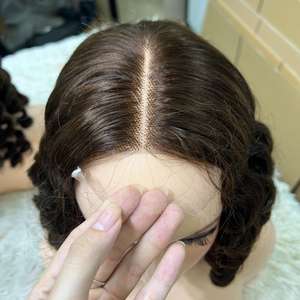 วิกผมตรง100% ผมมนุษย์เครื่องไม่ใช้ผมแท้เวียดนามเส้นด้ายสองชั้นทุกสี - Product Image 2