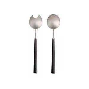 Utensilios de Servir, Juego de Tenedores y Cucharas para Ensalada de Acero Inoxidable, Resistentes al Óxido - Product Image 2