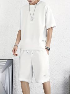 Conjunto de camiseta doble extragrande para Hombre | Camisas de algodón con estampado de calle personalizado - Product Image 5