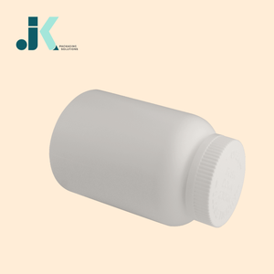 ขวดทรงกลมขนาด300มล. ฝาครอบ CR M0337สีขาวบรรจุภัณฑ์ HDPE จากเวียดนาม - Product Image 1