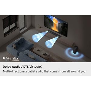 Televisor QLED 2025 de 65 Pulgadas 4K Smart LED con Barra de Sonido de 3.1 Canales y Subwoofer - Product Image 2