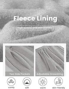 Hombres clásicos de algodón polar con capucha pulóver Casual Loose Fit Streetwear traje de invierno - Product Image 2