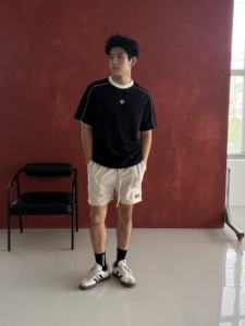 Camiseta Unisex de tela Waffle de todos los géneros, 100% de algodón, cómoda, holgada, serigrafía, firma de firma para hombres y mujeres - Product Image 4