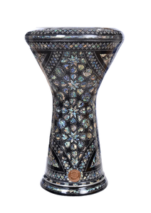 กลองดัร์บูก้า Gawharet El Fan Dark Star Islamic Sombaty ของแท้ ขนาด 23 ซม. รุ่น Pearl Doumbek - Product Image 6