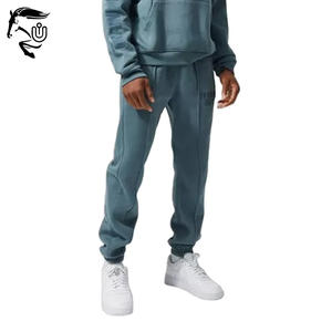 Chándal y chándal personalizados para hombre con estampado de silicona de alta calidad y en 500 GSM algodón polar traje de dos piezas para hombre - Product Image 5