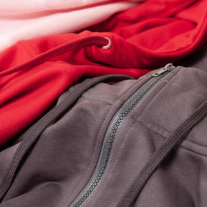 เสื้อฮู้ดแบบซิปรูด100% สำหรับผู้ชายและผู้หญิงผ้าฝ้าย380กรัมสีพื้นแบบเรียบใส่ได้ทุกเพศสินค้ามาใหม่ - Product Image 4