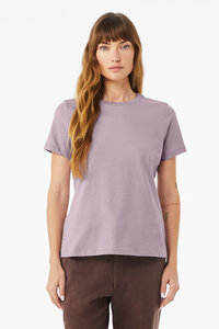 T-shirt basique violet à manches courtes et col rond - Product Image 3