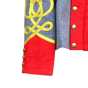 Veste de reproduction de l'armée confédérée, manteau en laine gris avec boutons de l'époque - Product Image 4