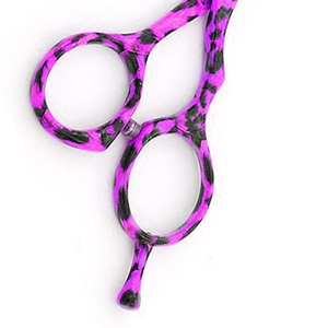 Ciseaux de coiffure professionnels pour barbier, manche en plastique, ciseaux de barbier à bord biseauté, outils de beauté pour la barbe, fournitures de salon de coiffure - Product Image 5