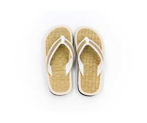 Zapatillas tejidas de algas marinas hechas a mano, zapatillas ecológicas de jacinto de agua para Spa, Hotel, Resort, hogar, suministro de fábrica de Vietnam - Product Image 3