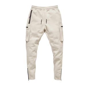 <b>Cargo</b> Jogger <b>Pants</b> Khaki Mens Slim Wholesale Custom 100 Cotton Men Casual Plain OEM Pockets Sea XXS China Technics Long Item Fly - Product Image 1