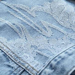 Chaqueta vaquera de mujer de diseño único más vendida a precio al por mayor chaqueta vaquera de mujer de alta calidad - Product Image 5