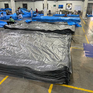 Lonas de plástico PE marrones son duraderas, de alta resistencia, tienen una gran capacidad y pueden soportar cargas pesadas. - Product Image 2