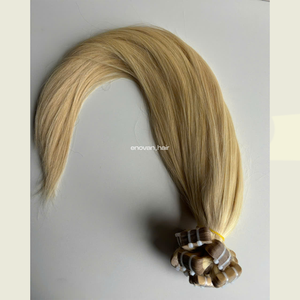 Cinta alineada con cutícula en extensiones de cabello humano Cabello vietnamita elaborado con técnica eslava para uso duradero - Product Image 4