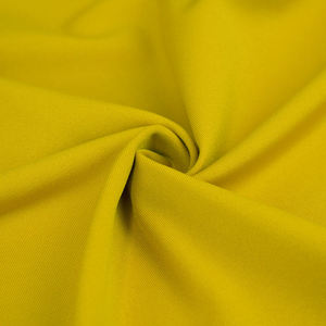 Tissu tricoté uni teint en fil continu en polyester peigné extensible dans les 4 sens, poids lourd, 50S Roma, pour doublure et vêtements - Product Image 4