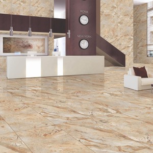Remoxy Brown Interior 600x1200mm Mármol Azulejos de porcelana Alto brillo Esmaltado Cuerpo completo Piso Decoración de pared para exteriores - Product Image 1