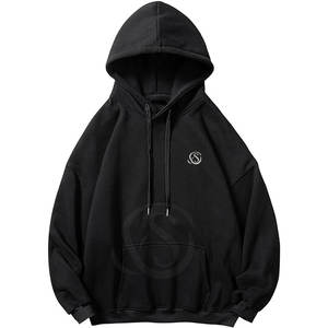 Sudadera con Capucha Extra Grande de Alta Calidad, con Logotipo OEM, Lisa, 100% Algodón, Tejida, Transpirable, Ecológica, para Hombre, Invierno - Product Image 1