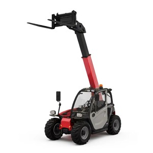 Mini Telehandler Telescopic Handler <b>Red</b> Hydraulic Boom Lift Heavy Duty Construction Equipment 4500KG 2001-4000 Hours <b>Pump</b> - Product Image 2