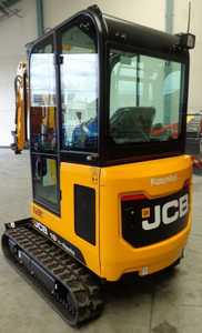 Mini pelle JCB 19C-1 PRO 1.9 tonnes zéro balançoire compacte avec moteur Perkins Bosch Rexroth hydraulique pompe à moteur boîte de vitesses - Product Image 4