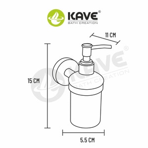 Distributeur de savon liquide PVD doré en acier inoxydable Distributeur de savon mural de luxe pour salle de bain et cuisine Design moderne et durable - Product Image 2