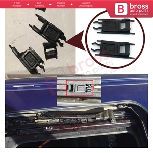 BSR10 2 Pièces Supports de Charnière à Levier pour Rail Coulissant de Toit Ouvrant pour E36 E38 E46 E39 X5 E53 54128202295 54128202296 - Product Image 6