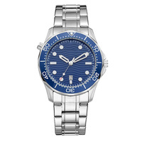Offre Spéciale montre de plongée en acier inoxydable pour hommes, date, montre de sport étanche, design élégant classique pour l'extérieur et un usage quotidien