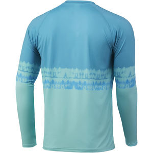 Uv Quick Dry Sublimation Slim Fit Chemises de pêche Orange pour hommes Nouveau Design Chemise de pêche Uv Personnalisable Protection solaire - Product Image 6