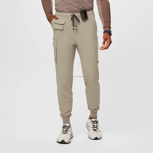 Tenues d'uniformes médicaux pour hommes tendance 2024, en tissu extensible, pour hôpital dentaire, pharmacie, jogging, personnel, hauts d'uniformes (vérifié par PayPal) - Product Image 4